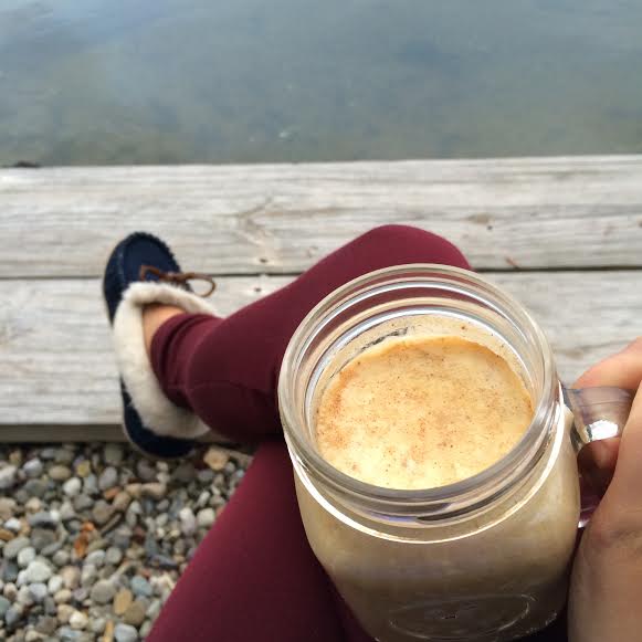 Pumpkin spice smoothie