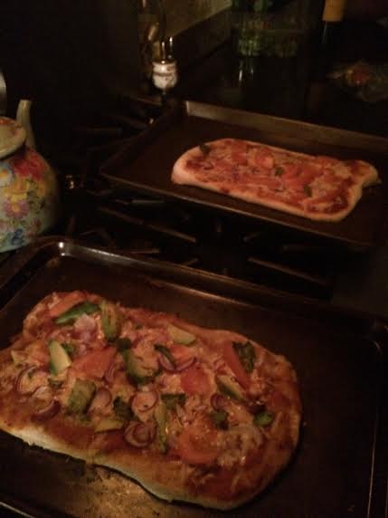 Homemade pizza