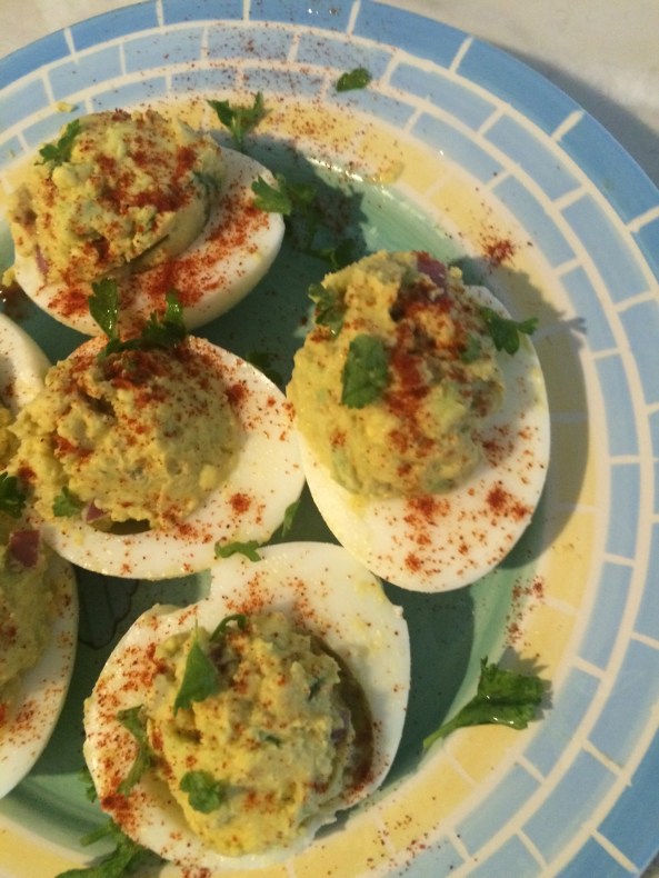 Avocado Deviled Eggs