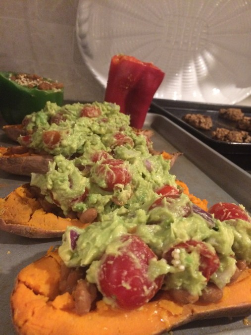 Deliciously Stuffed Sweet Potatoes
