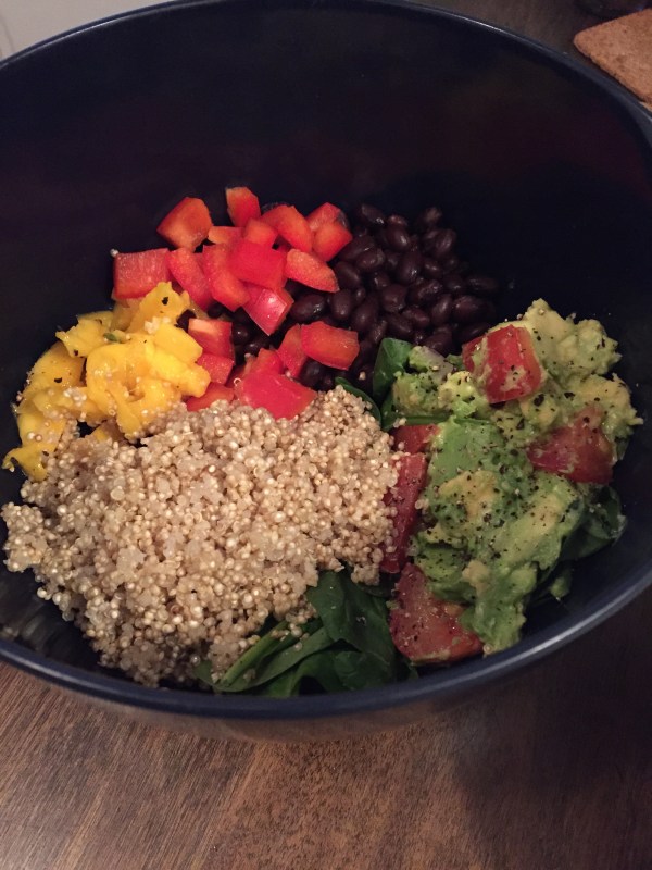 Summer quinoa bowl
