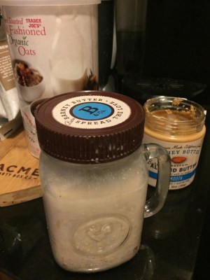 almond butter overnight oats